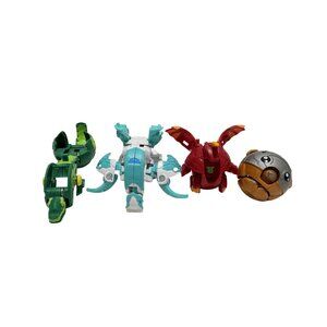 Lot of Four (4) Bakugan Battle Brawlers Figures